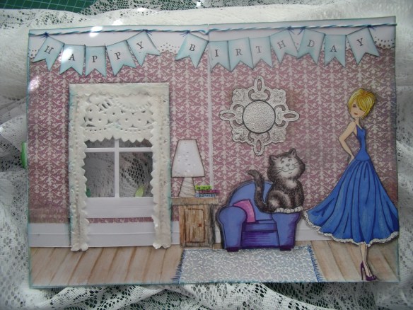 Inside the Blue House Card