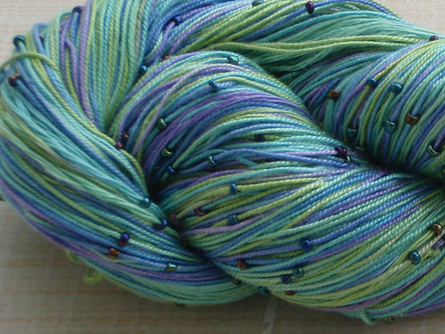 Silk Indian SIN 05 Beaded silk yarn