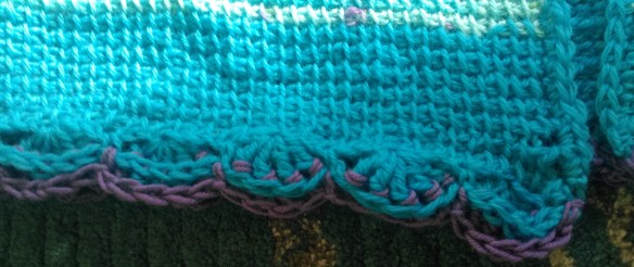 Tunisian vest 2 detail Aug16